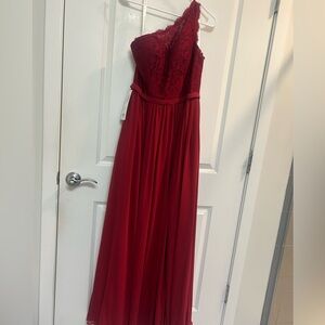 Azazie Vibrant Red Dress